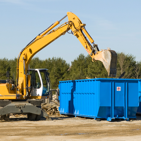 how does a residential dumpster rental service work in Hindsville